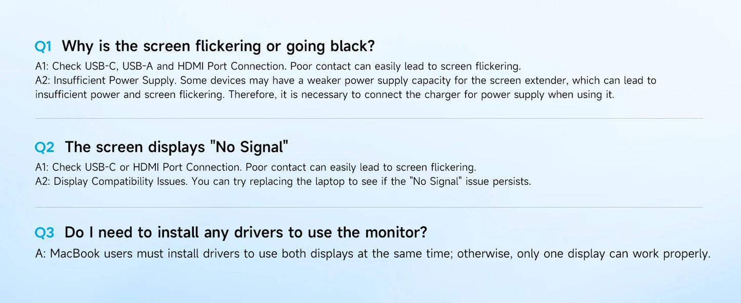Triple Dual 1200P IPS Portable Monitor