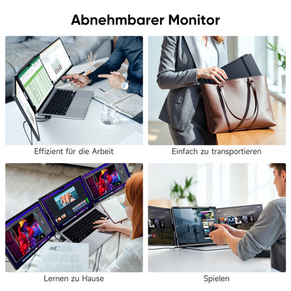 Triple Dual 1200P IPS Portable Monitor