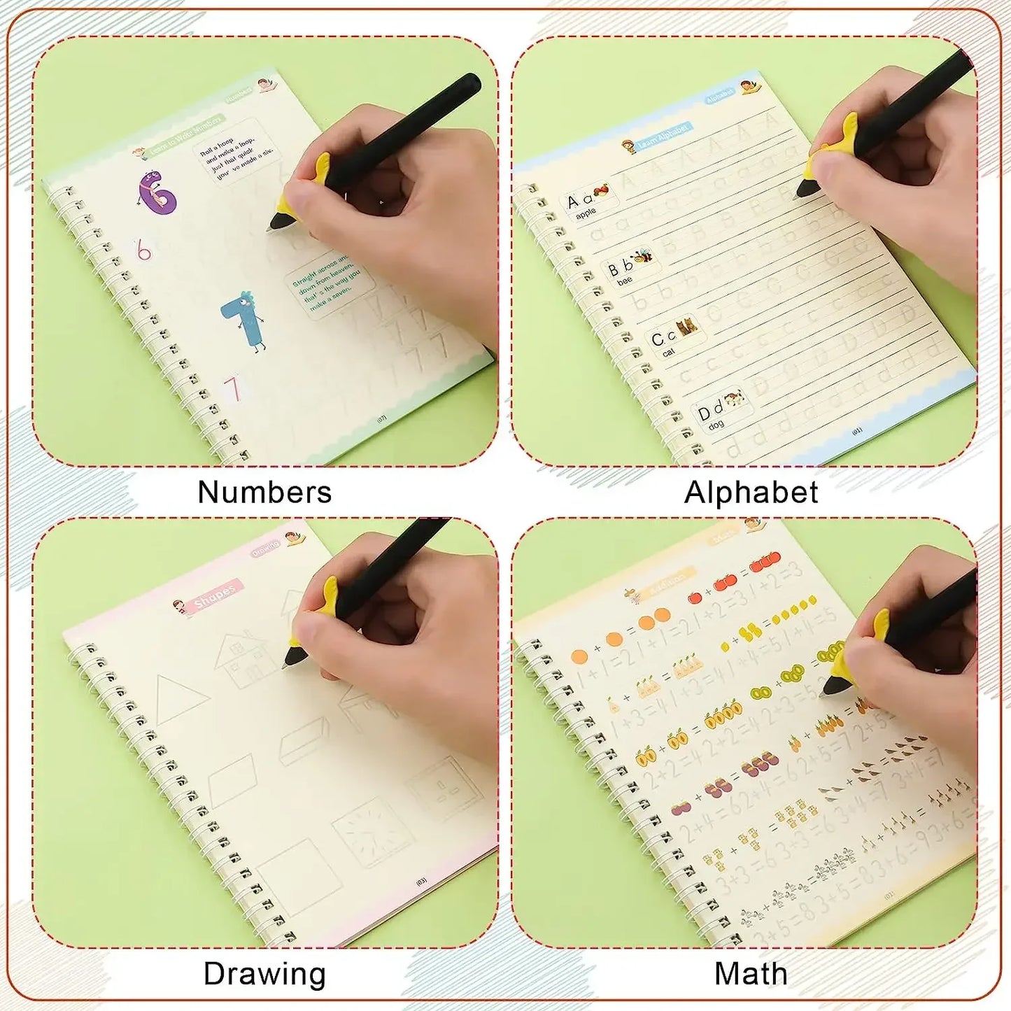Reusable Learning Alphabet 3D Calligraphy