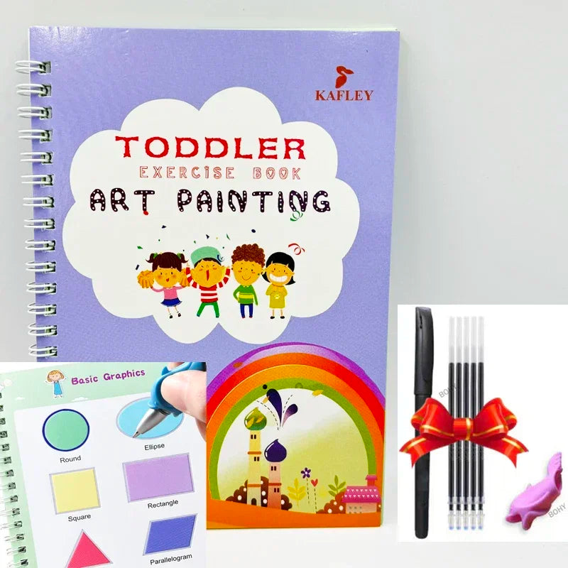 Reusable Learning Alphabet 3D Calligraphy